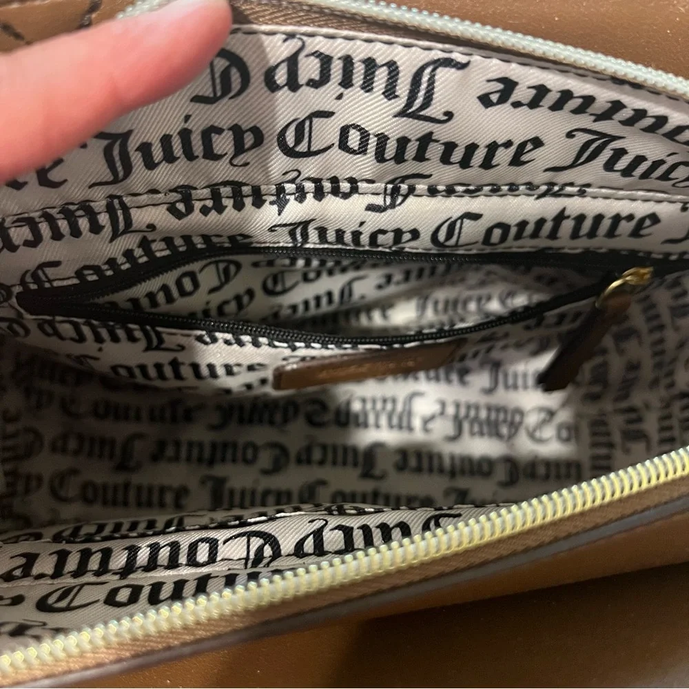 Juicy Couture‎ Brown Chestnut Chino and Tan Modern Chic Satchel Handbag